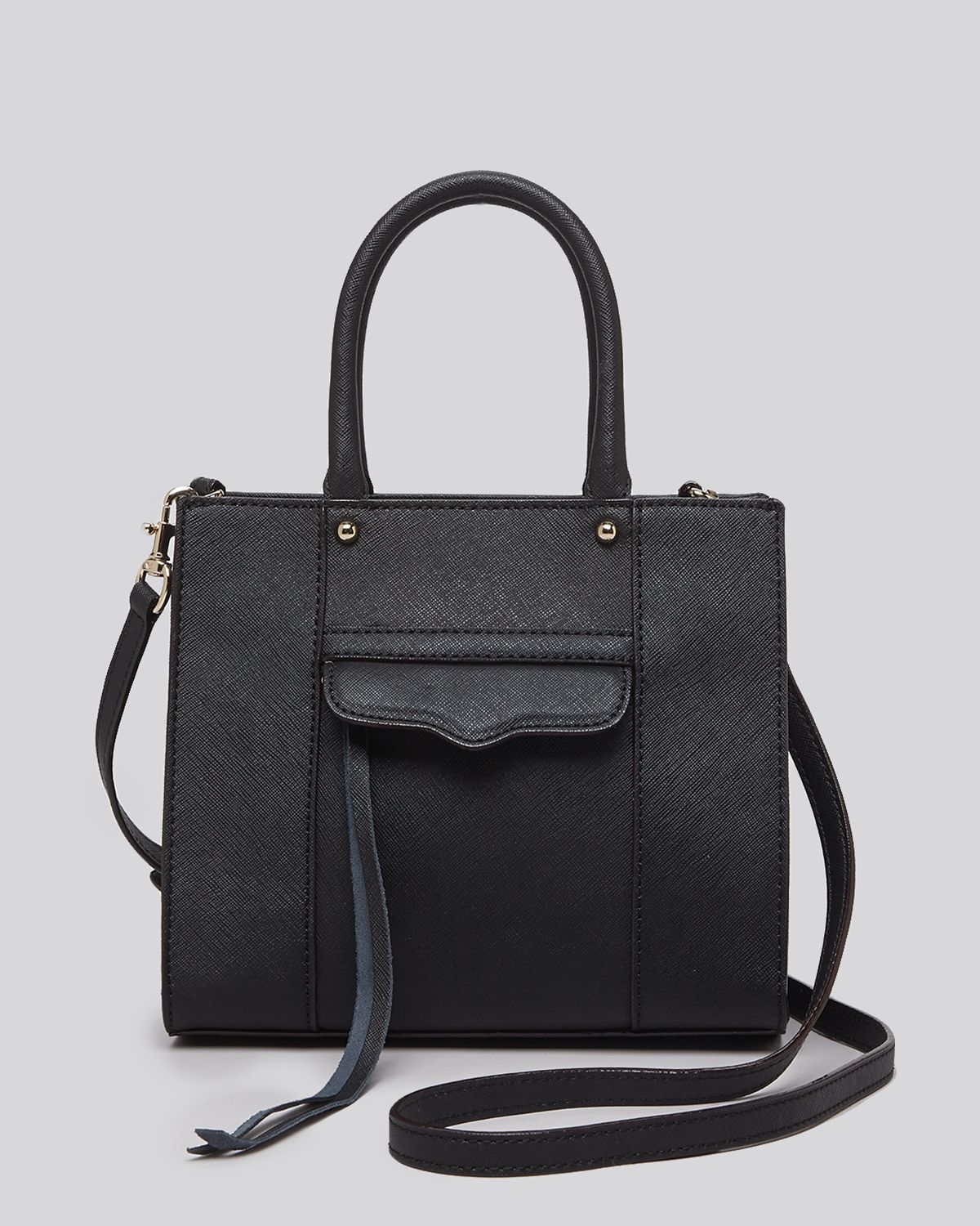 Lyst - Rebecca Minkoff Crossbody - Mab Tote Mini In Black