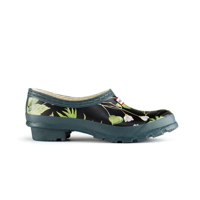 Hunter Rhs Garden Clog in Green for Men (black mix) Lyst