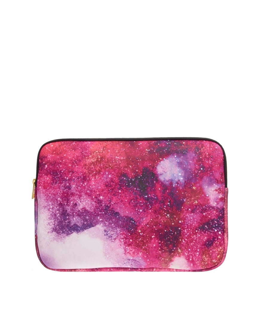 Lyst - Asos Laptop Case in Neoprene with Glitter Print in Pink