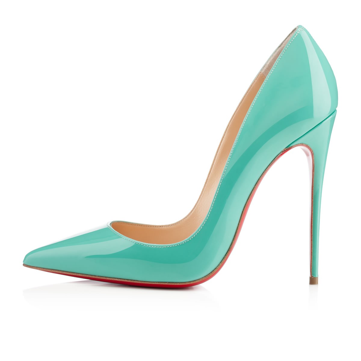 Christian louboutin So Kate Patent in Blue (aquamarine) | Lyst  