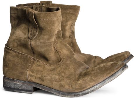 Isabel Marant Suede Boots in Brown for Men | Lyst