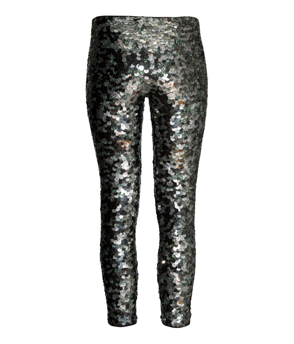 Lyst - Isabel Marant Sequined Trousers in Metallic