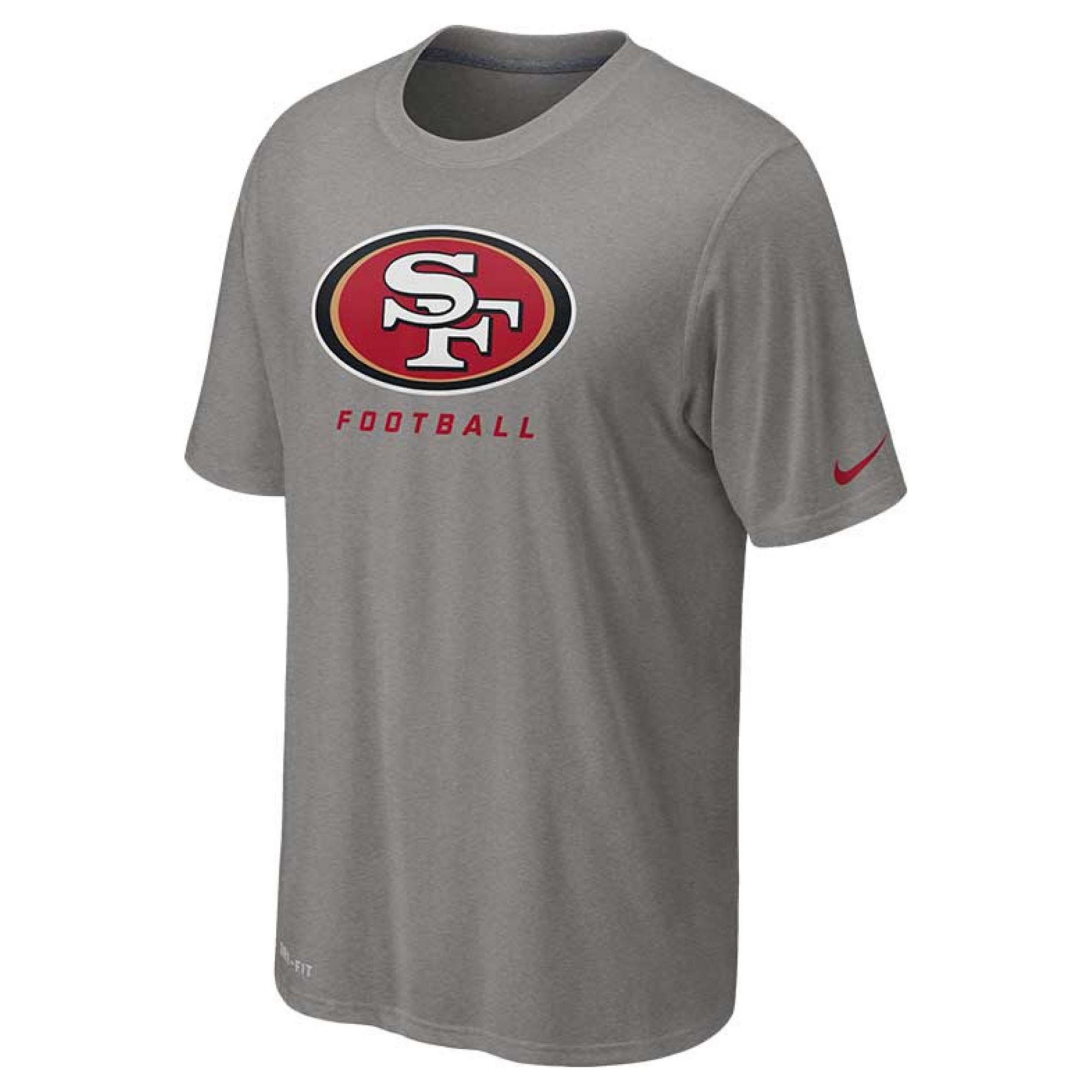 Nike Men'S San Francisco 49Ers Legend Elite Logo T-Shirt in Gray for ...