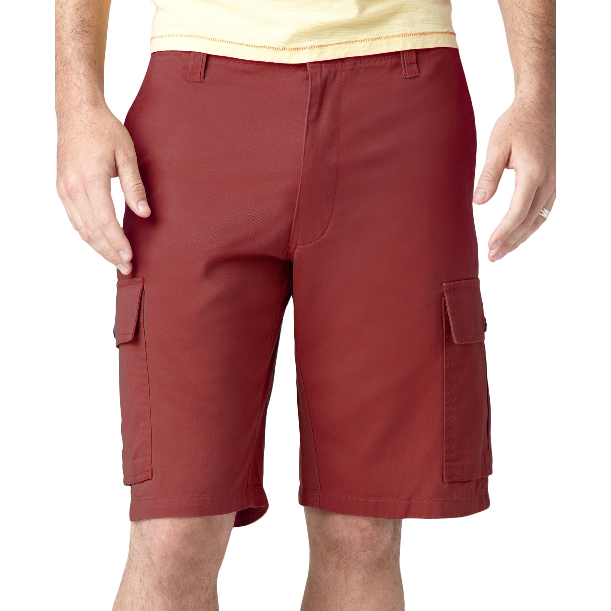 Dockers Core Cargo Shorts in Red for Men (Brick Red) | Lyst