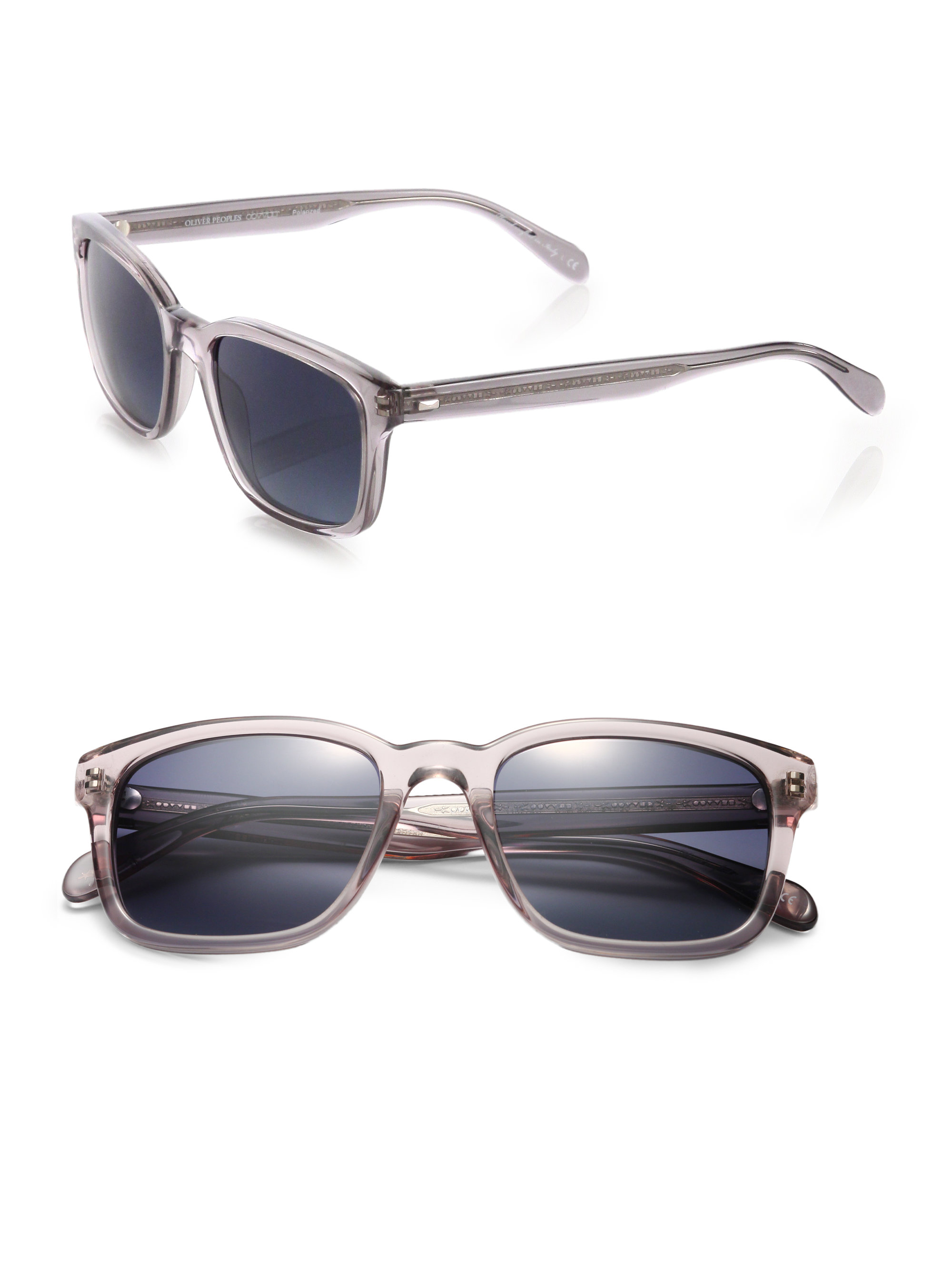 Lyst Oliver Peoples Wyler Oversized Sunglasses In Gray For Men 6000