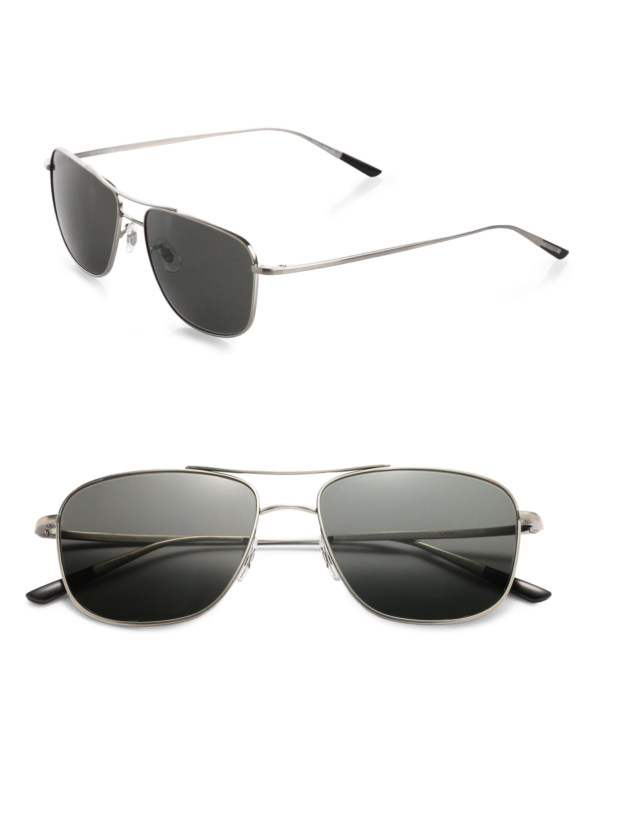 Oliver Peoples Shaefer Metal Sunglasses In Metallic For Men Lyst 