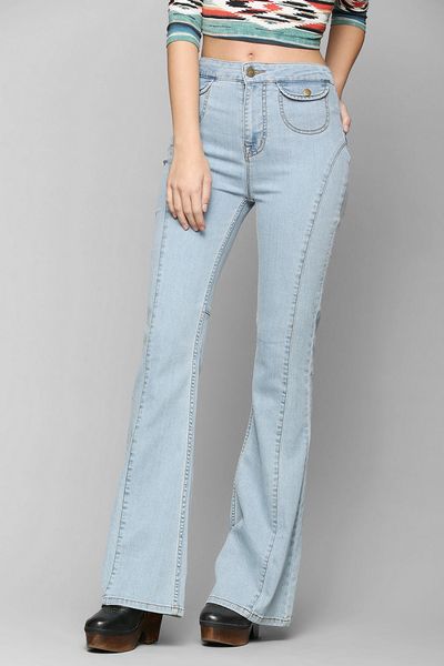 Urban Outfitters Bdg Bell Flare Highrise Jean Jeanie in Blue (VINTAGE ...
