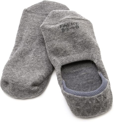 Falke Invisible Sneaker Socks - White in Gray (Grey) | Lyst