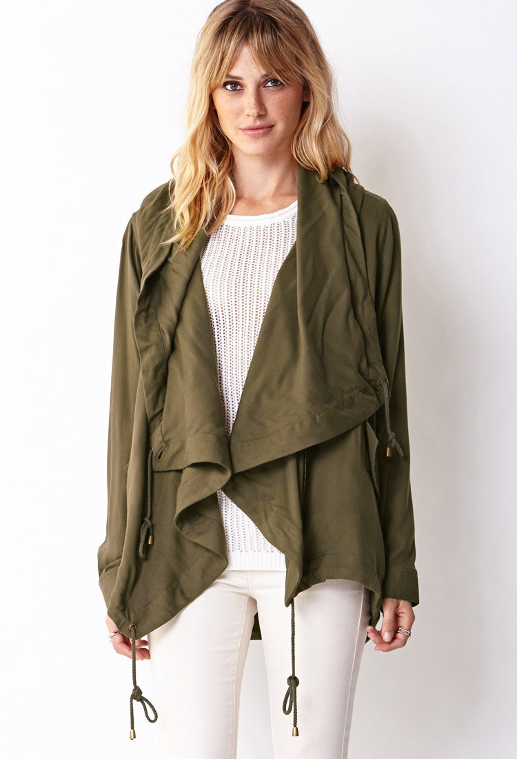 Lyst Forever 21 Simply Stated Casual Jacket in Green