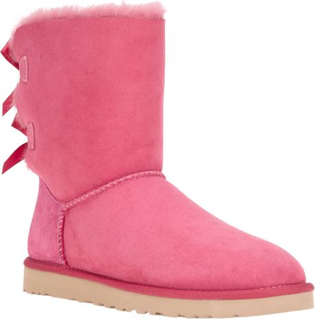 Ugg Bailey Bow Boot in Pink (pink & purple) | Lyst