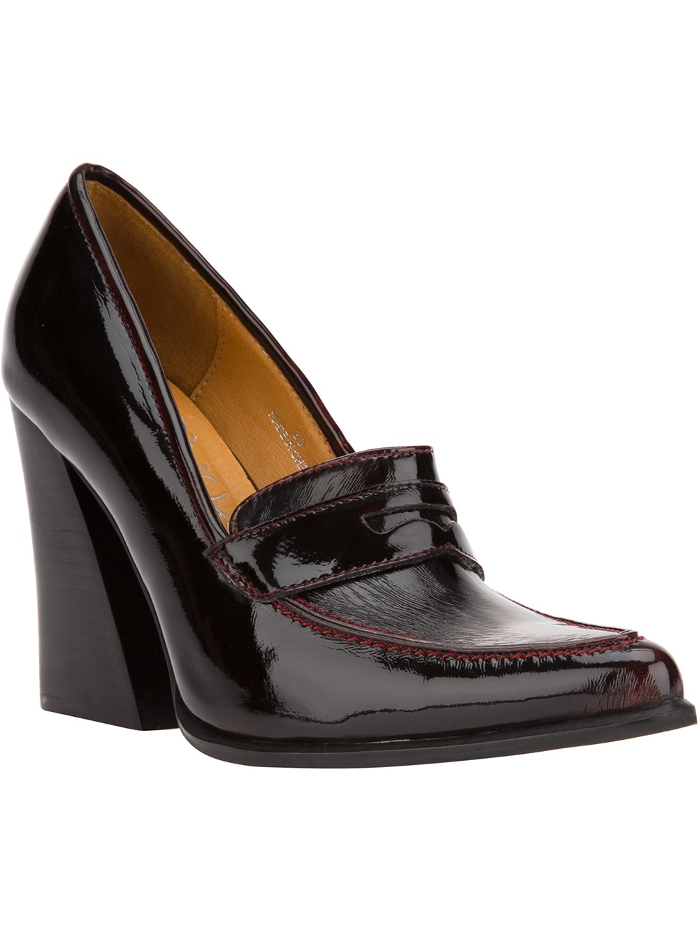 jeffrey campbell sims block heel loafer