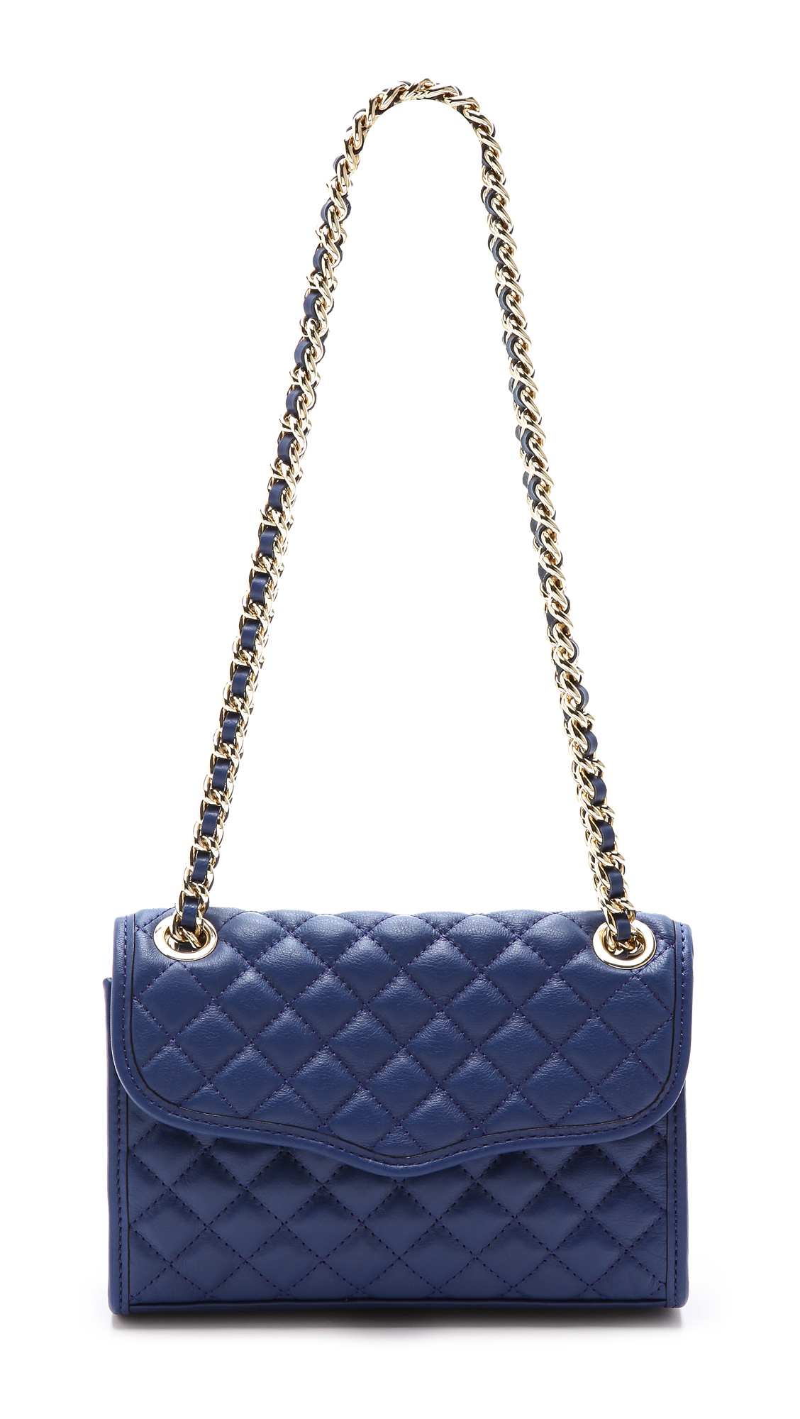 Lyst - Rebecca Minkoff Mini Quilted Affair Bag in Blue