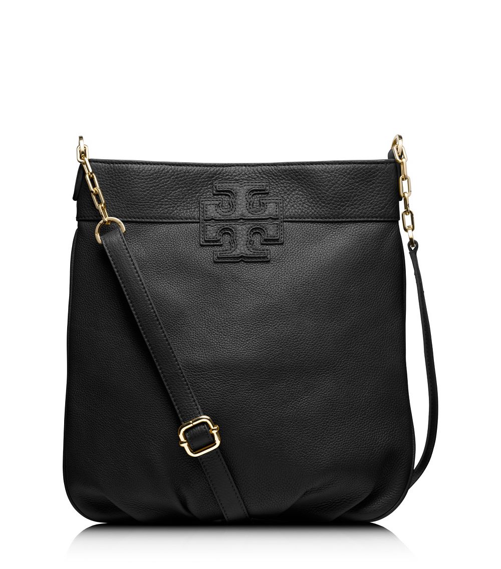 Lyst - Tory Burch Stacked T Book Bag in Black