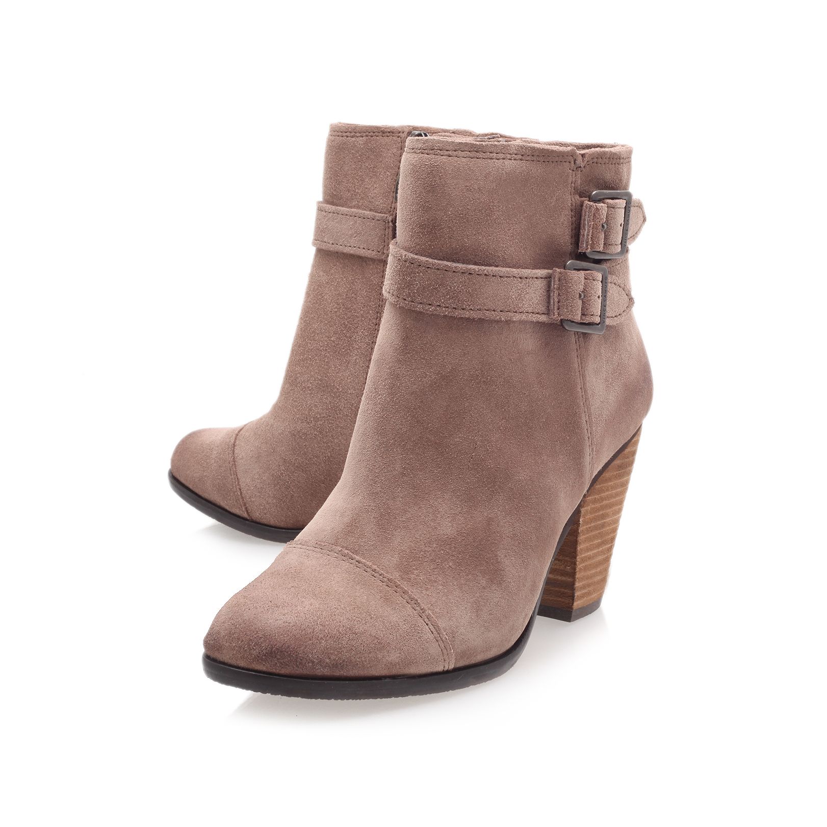 Vince camuto Hasia High Heel Ankle Boots in Natural | Lyst