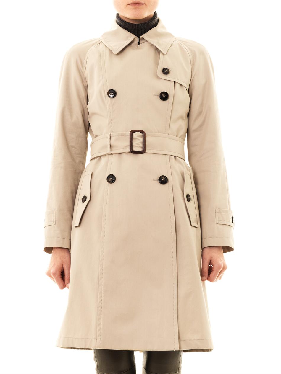 Lyst - Weekend By Maxmara Opale Trench Coat in Natural