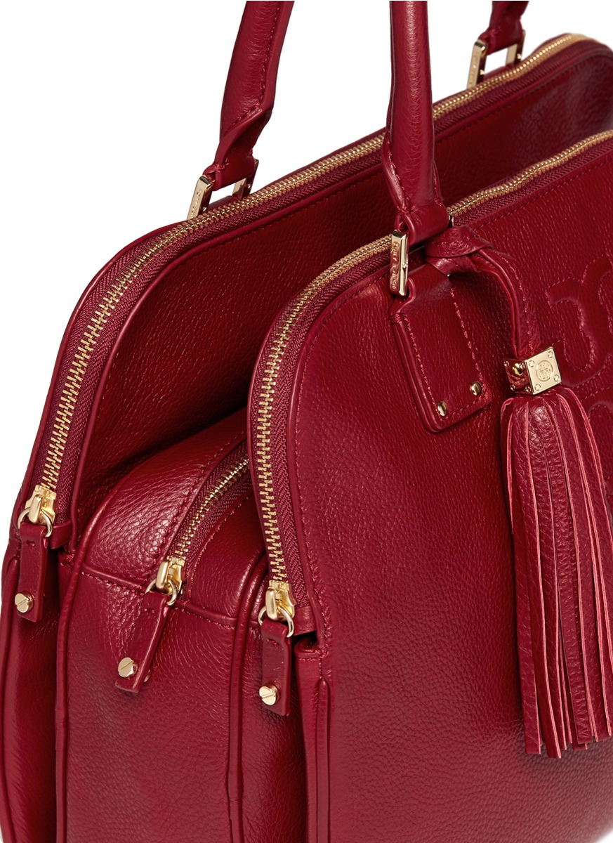 handbag with compartments