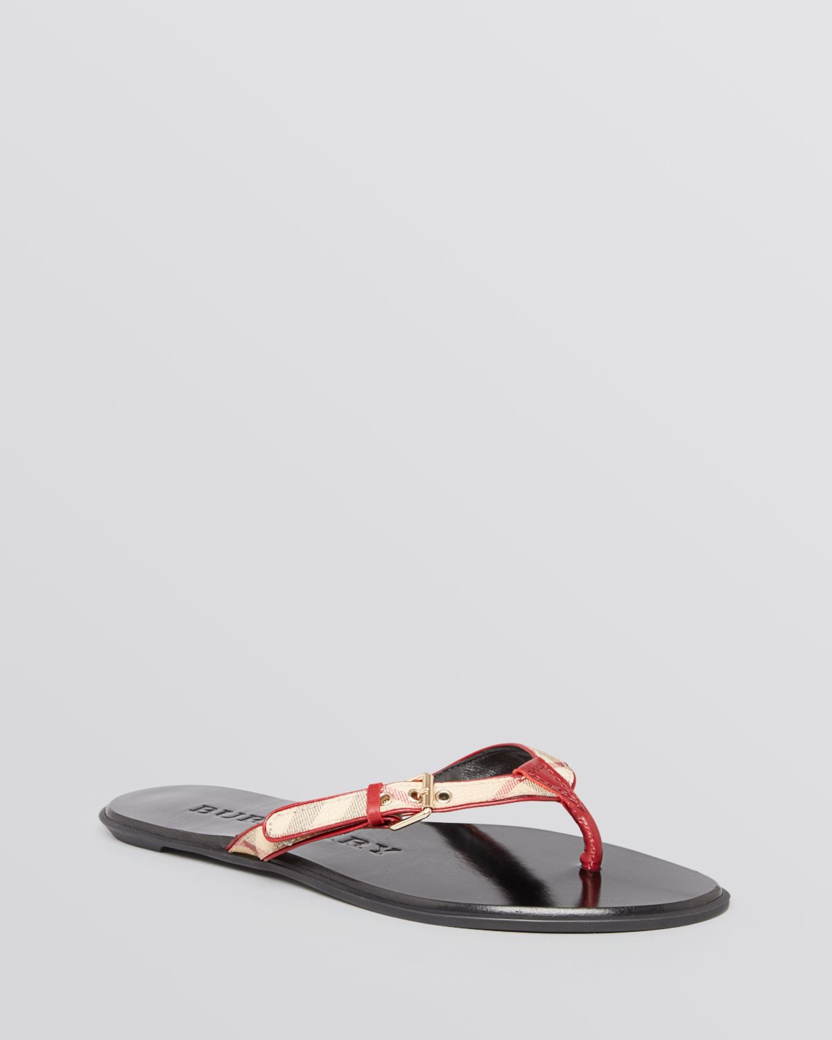 thong burberry flip flop