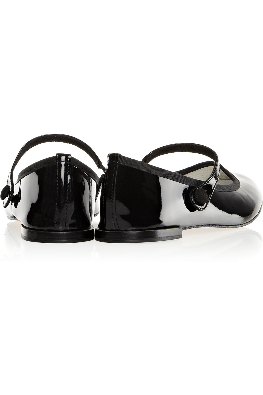 Lyst - Repetto Lio Patent-Leather Mary Jane Ballet Flats in Black