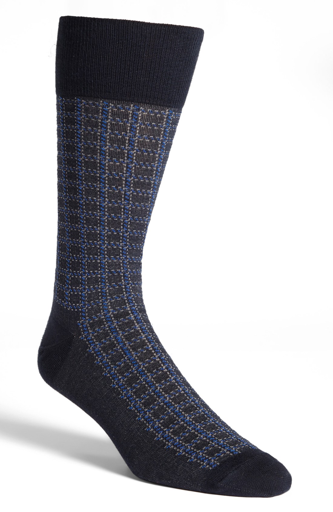 Cole Haan Plaid Socks in Blue for Men (Navy) | Lyst