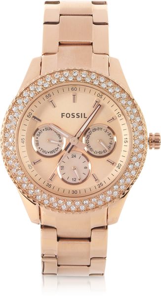 Pink Gold: Pink Gold Watch Fossil