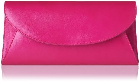 L.k.bennett Flo Envelope Clutch Bag in Pink (Fuchsia) | Lyst