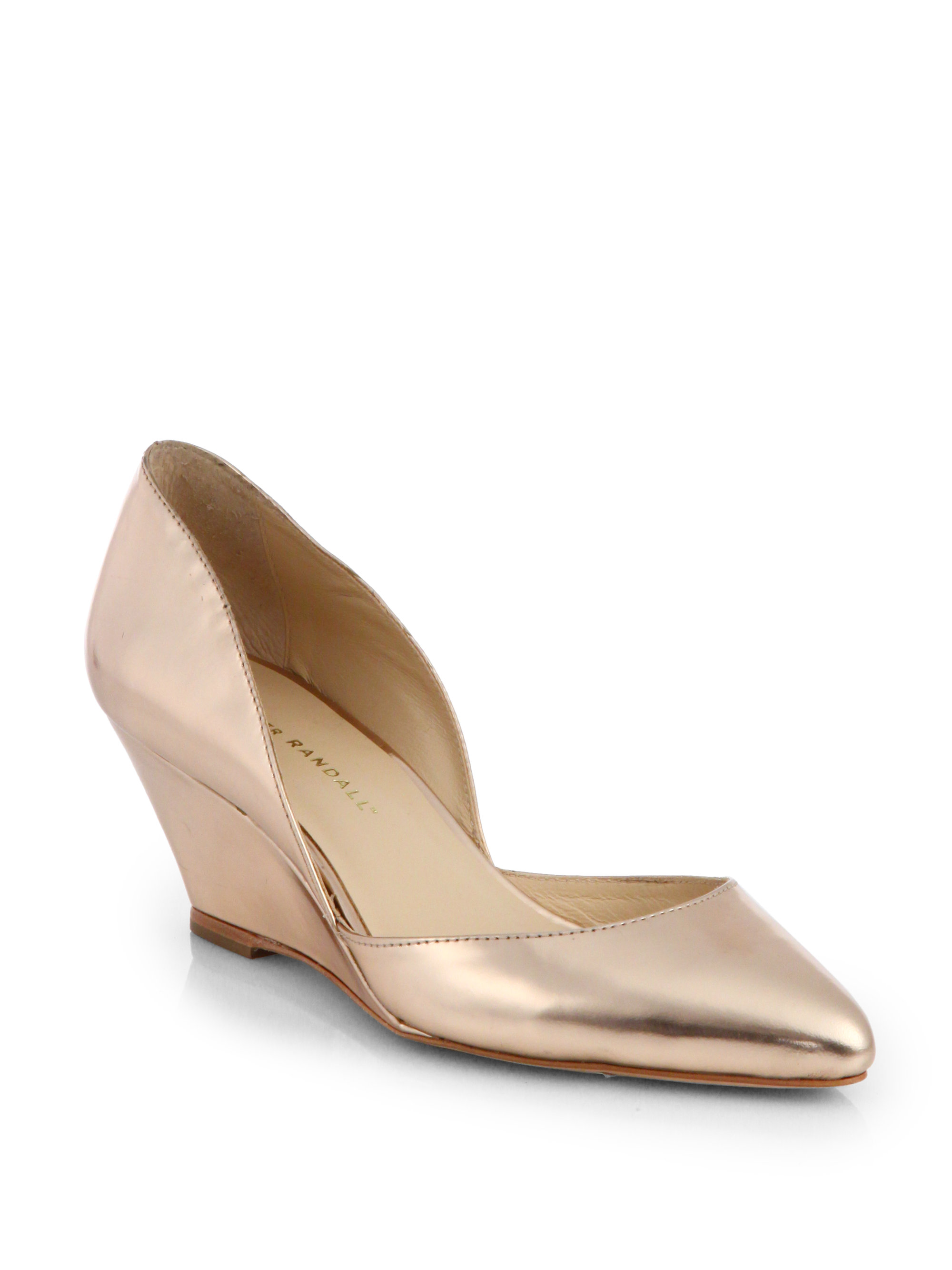 loeffler randall gold wedge