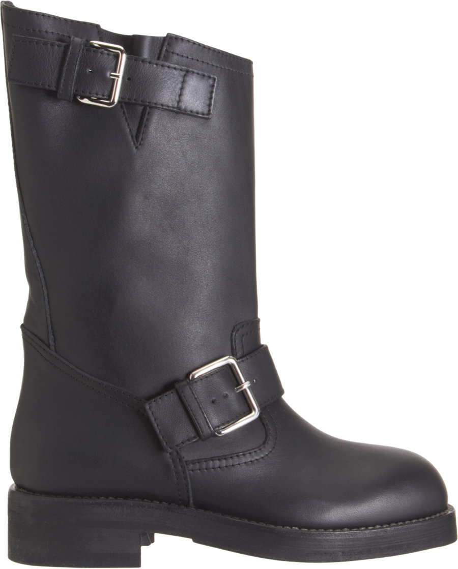 Marni Double Buckle Strap Boot in Black Lyst