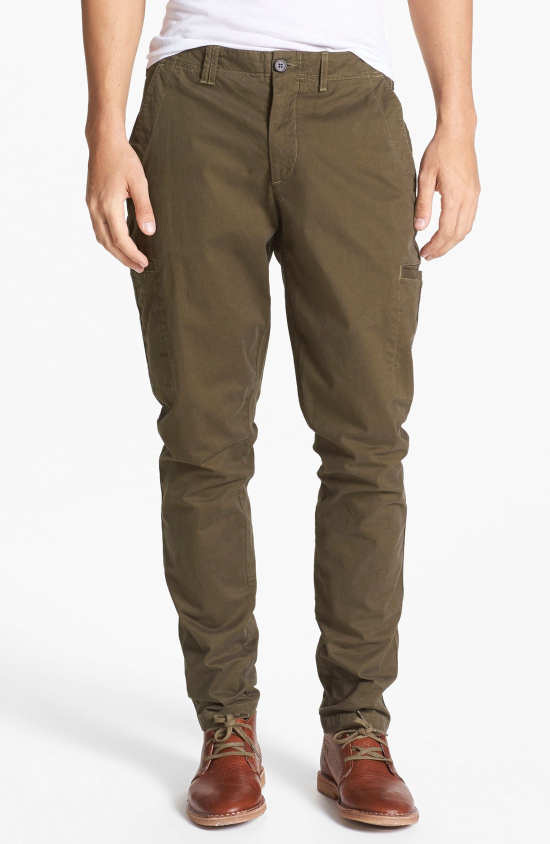 Vince Twill Cargo Pants in Green for Men (Military Green) | Lyst