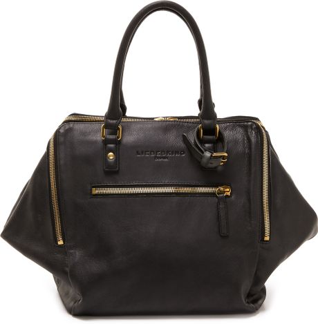 Liebeskind Kayla Satchel in Black | Lyst