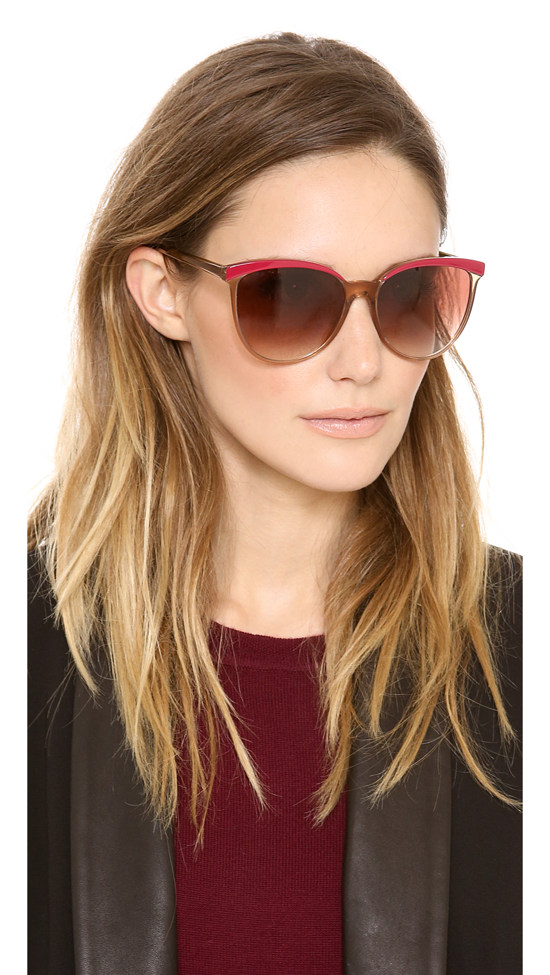 Oliver peoples Ria Sunglasses in Red Lyst