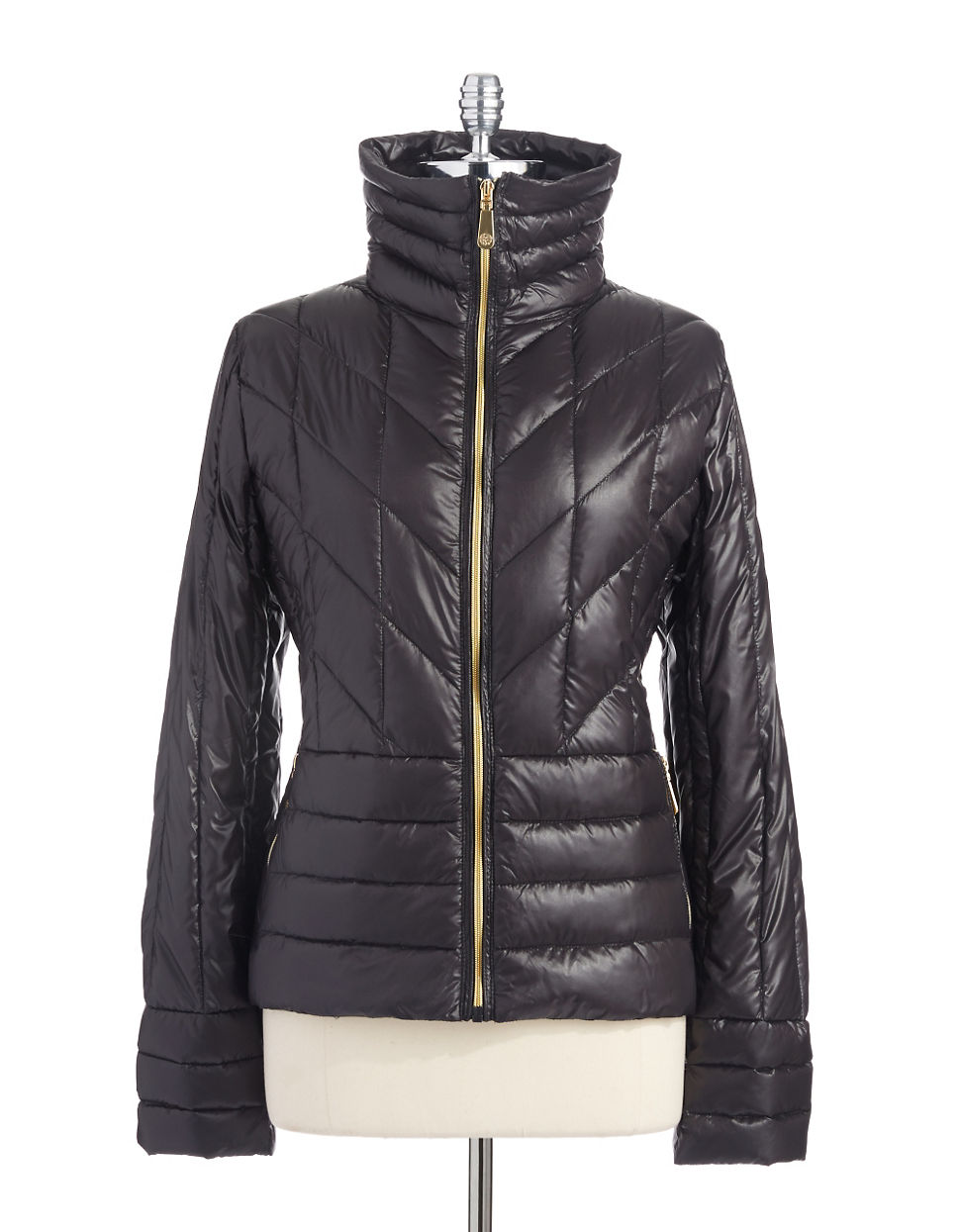 Vince Camuto Lightweight Down Jacket in Black | Lyst