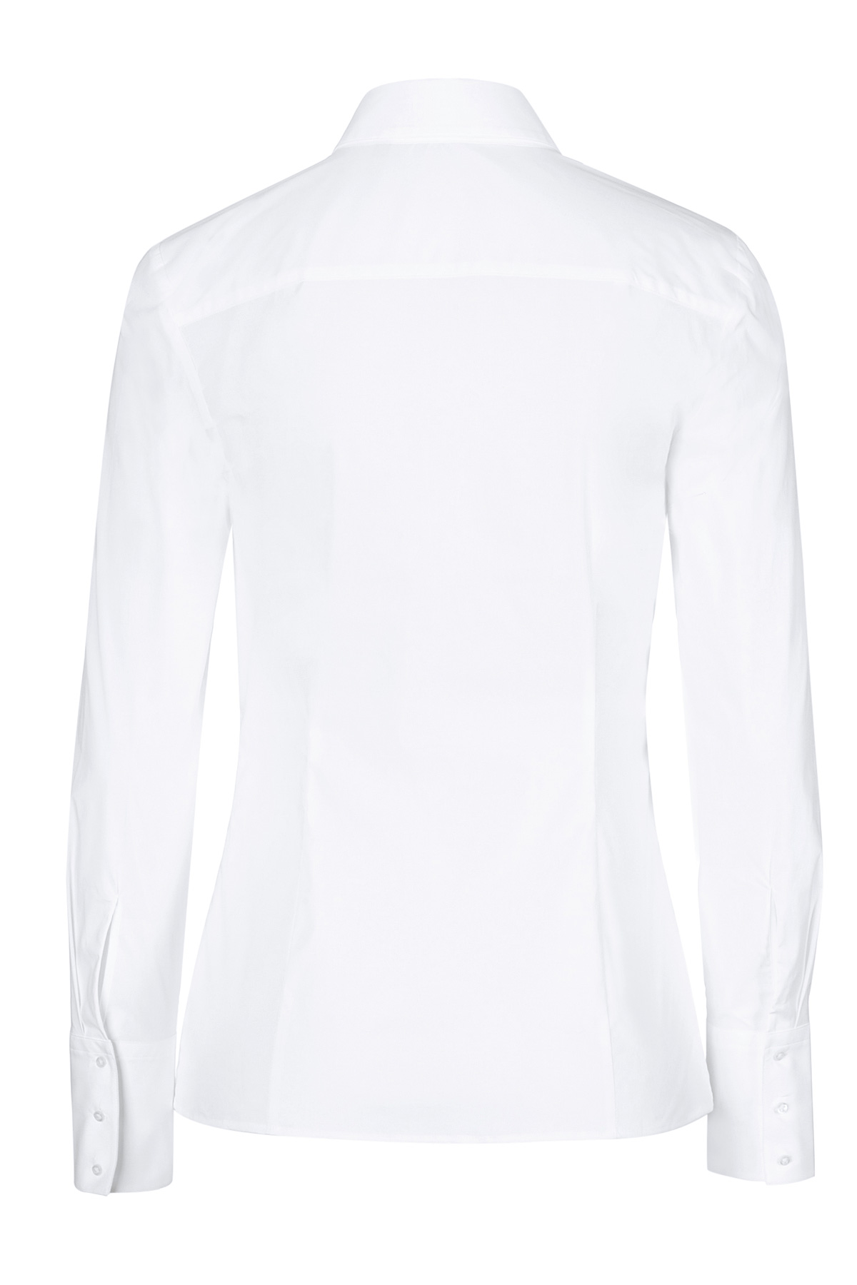 Lyst - Hugo Stretch Cotton Blouse in White in White