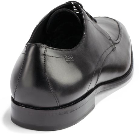 Hugo Boss Mirano Moctoe Oxford Dress Shoes in Black for Men | Lyst
