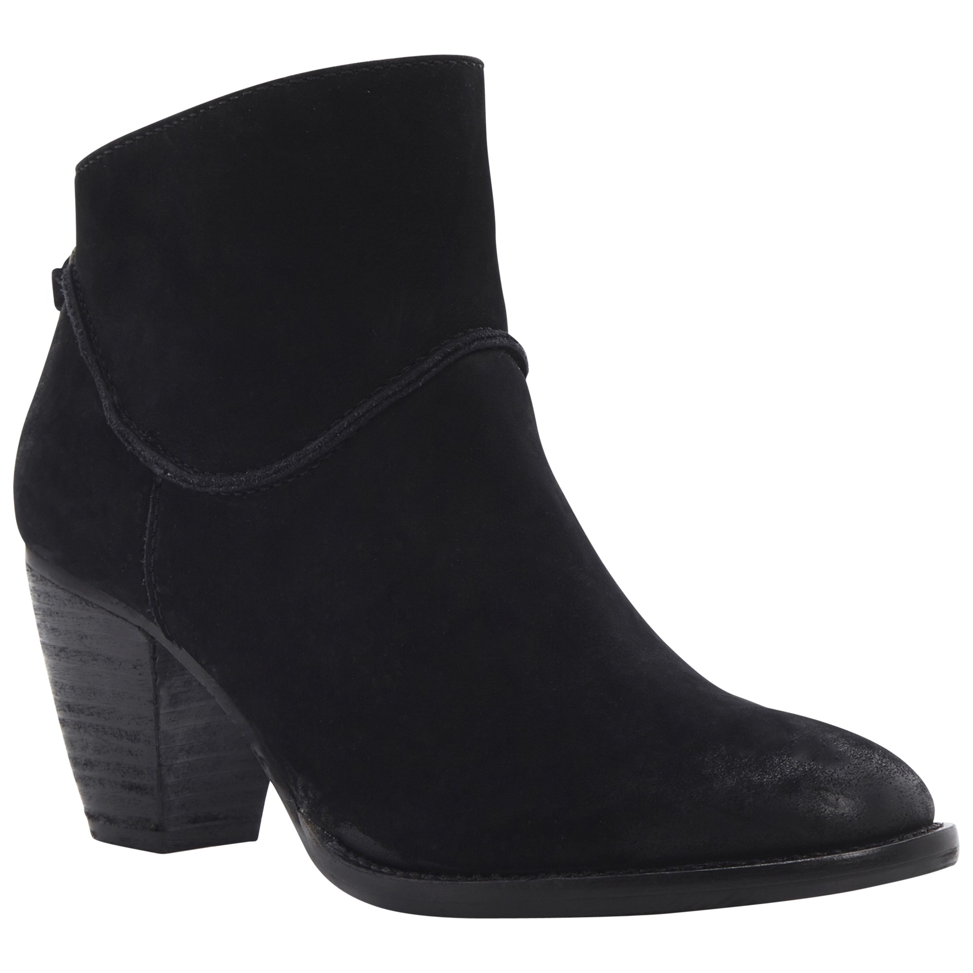 Steve Madden Milan Suede Ankle Boots in Black | Lyst