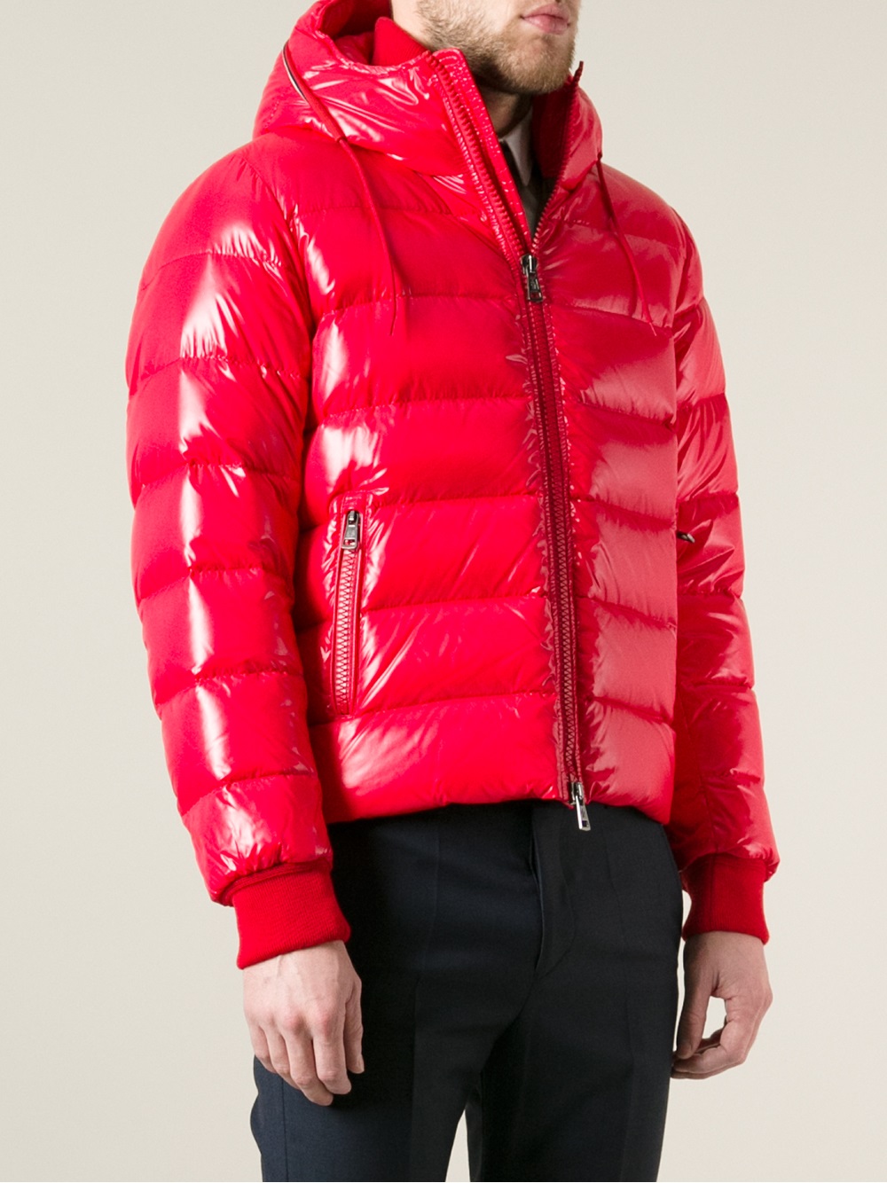 Moncler 'maya' Padded Jacket in Red for Men - Lyst