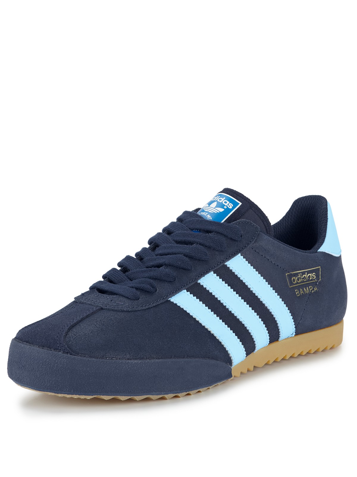 Adidas Adidas Originals Bamba Mens Trainers in Blue for Men (navy/blue ...