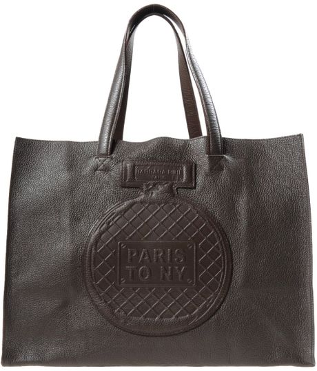 Barbara Rihl Paris Large Leather Bags in Brown (dark brown) | Lyst
