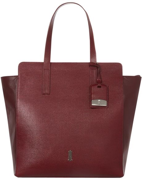 Hobbs London Whiston Tote Bag in Red (Burgundy) | Lyst