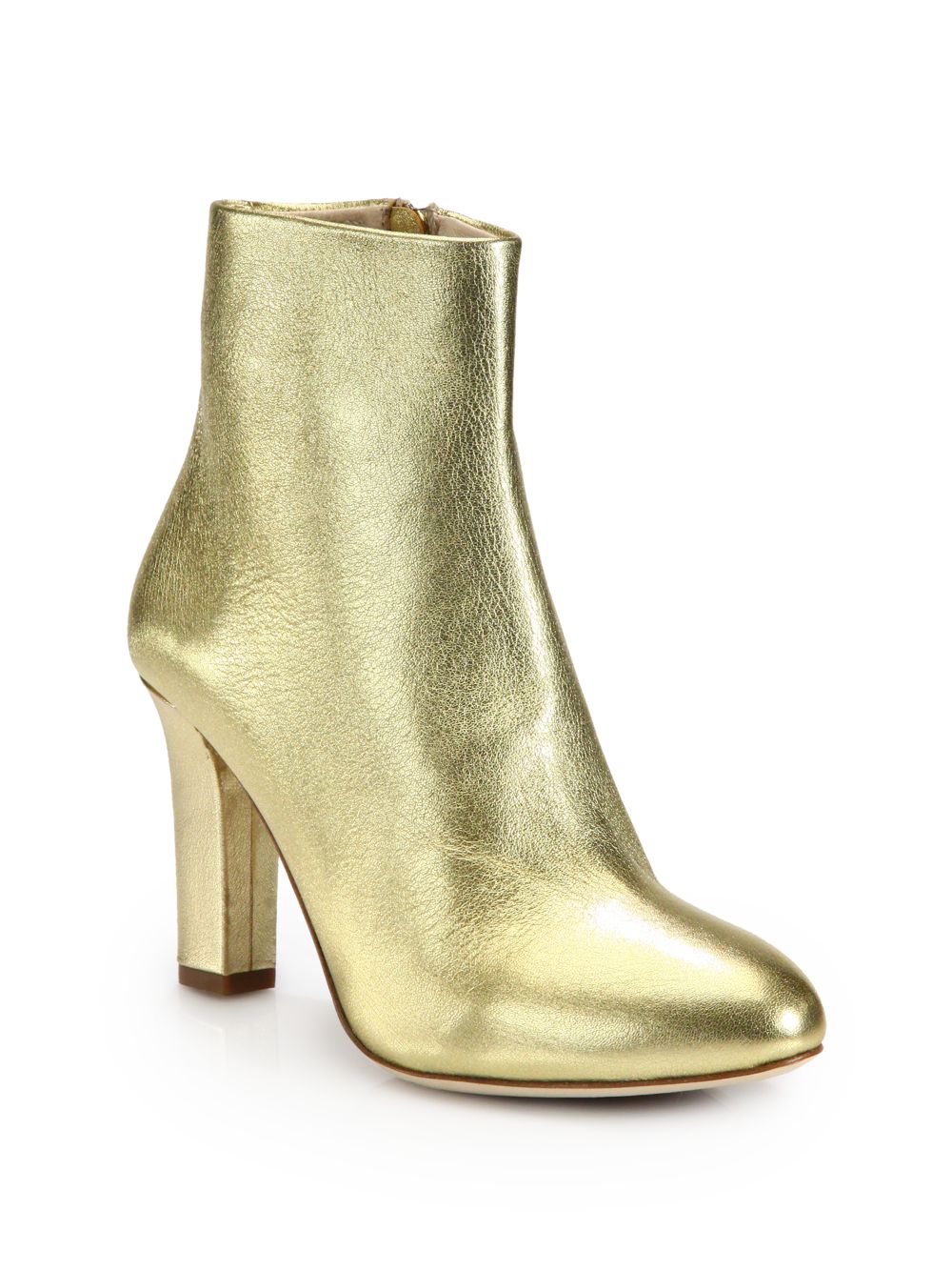 Lyst - Jerome C. Rousseau Metallic Leather Ankle Boots in Metallic