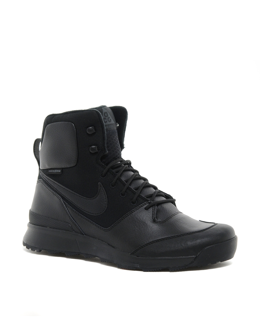 Nike Acg Stasis Hitop Trainers in Black for Men | Lyst