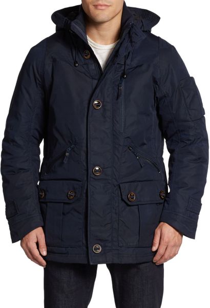 Rainforest Waxed Snorkel Parka in Blue for Men (midnight) | Lyst