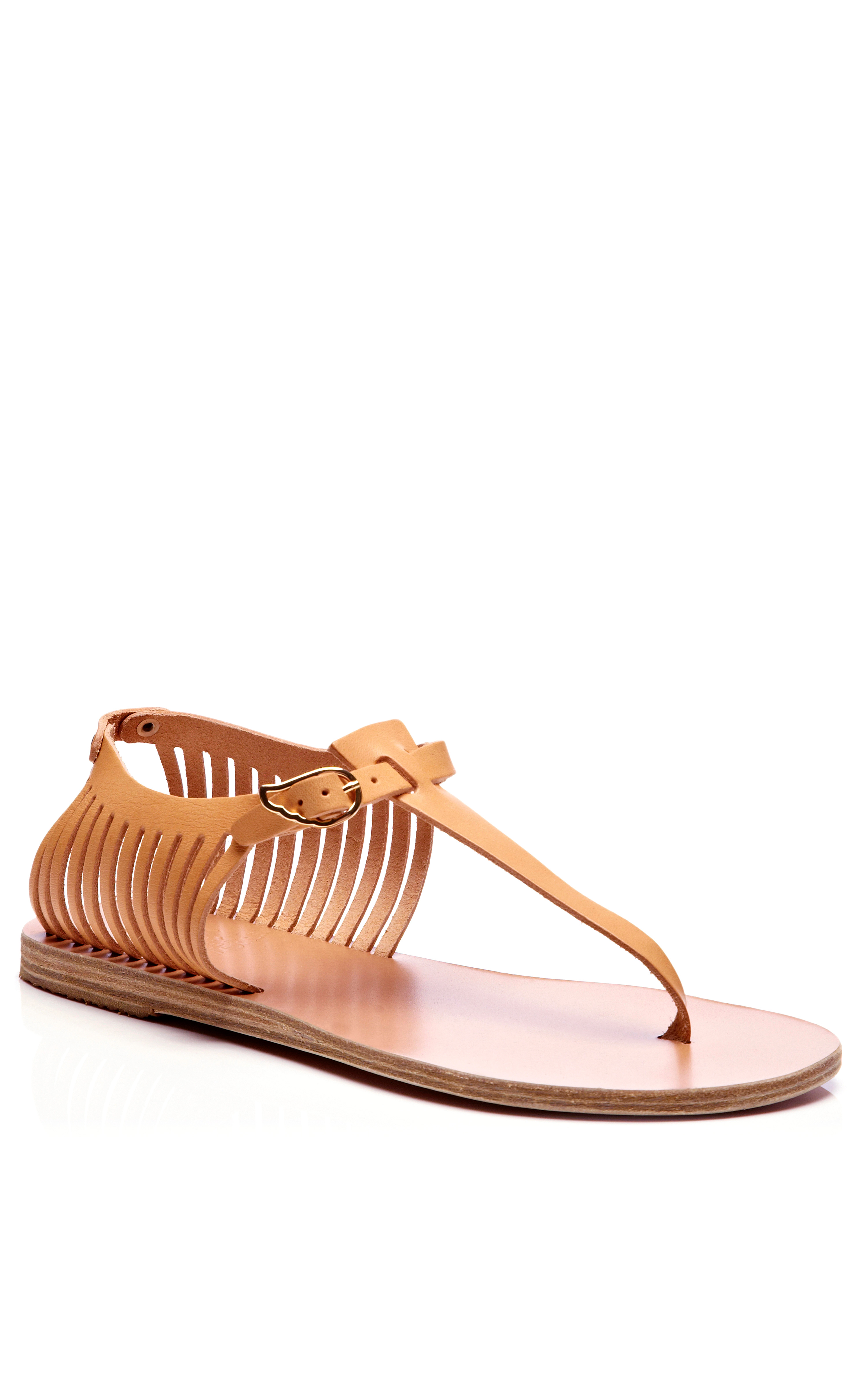 ancient greek sandals hydor leather thong sandals