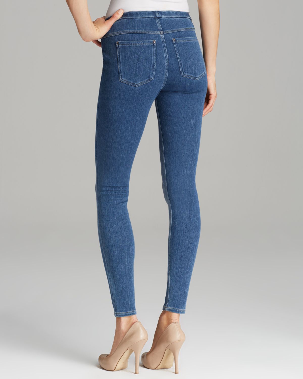 high rise jeans leggings