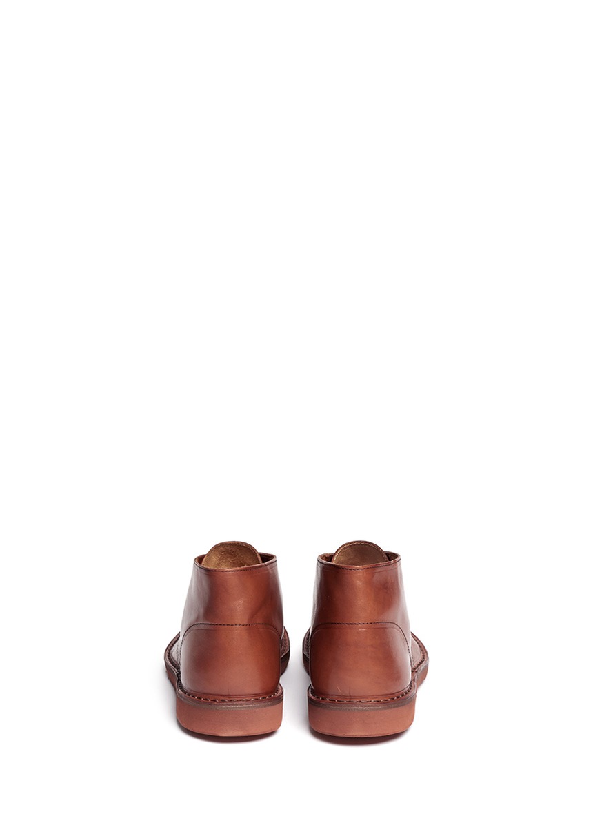 Lyst - J.Crew Macalister Brickman Boots In Leather in Brown for Men