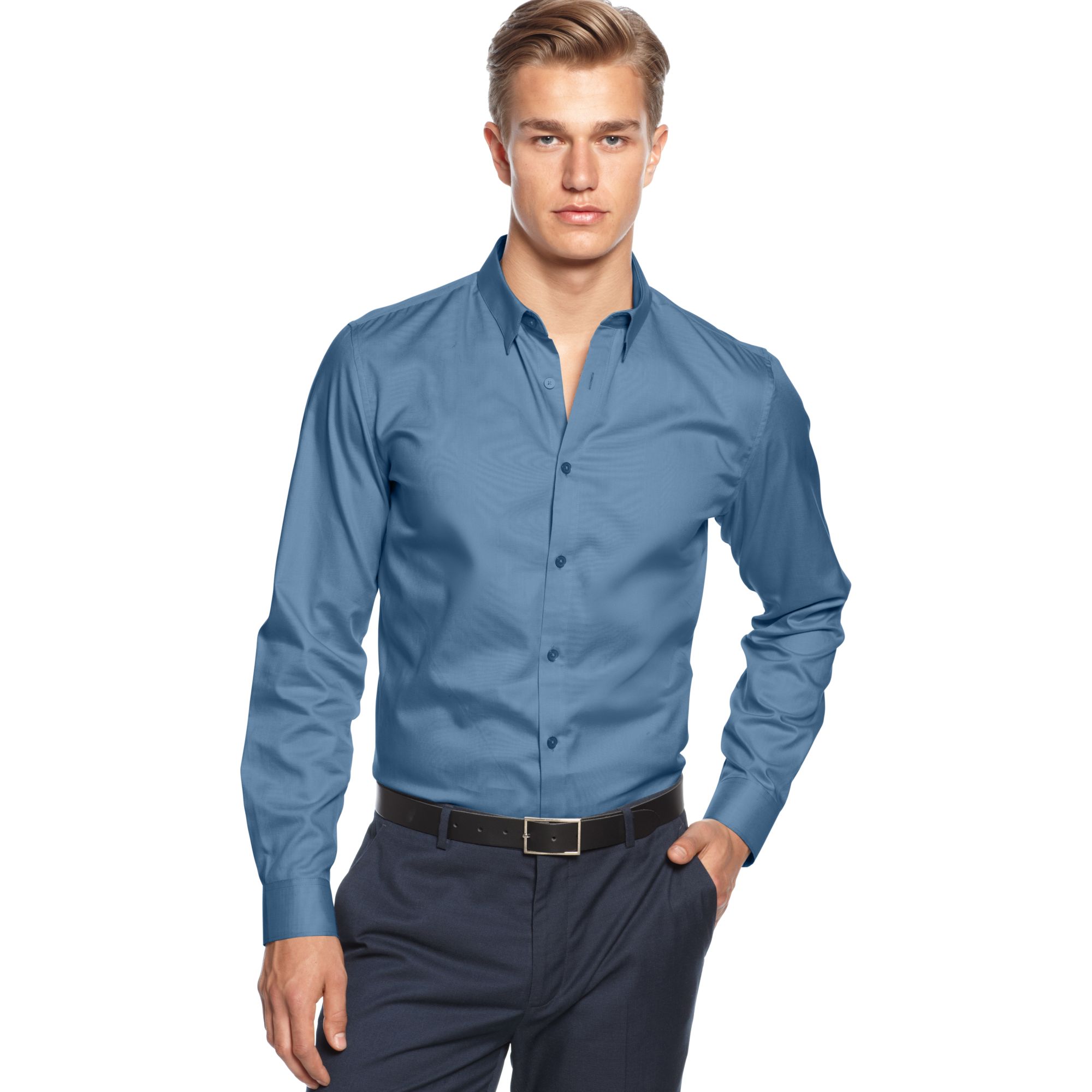 ck slim fit shirt
