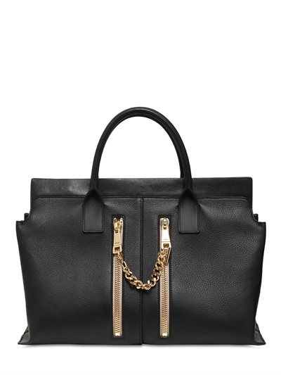 Chloé Medium Cate Embossed Leather Bag in Black | Lyst