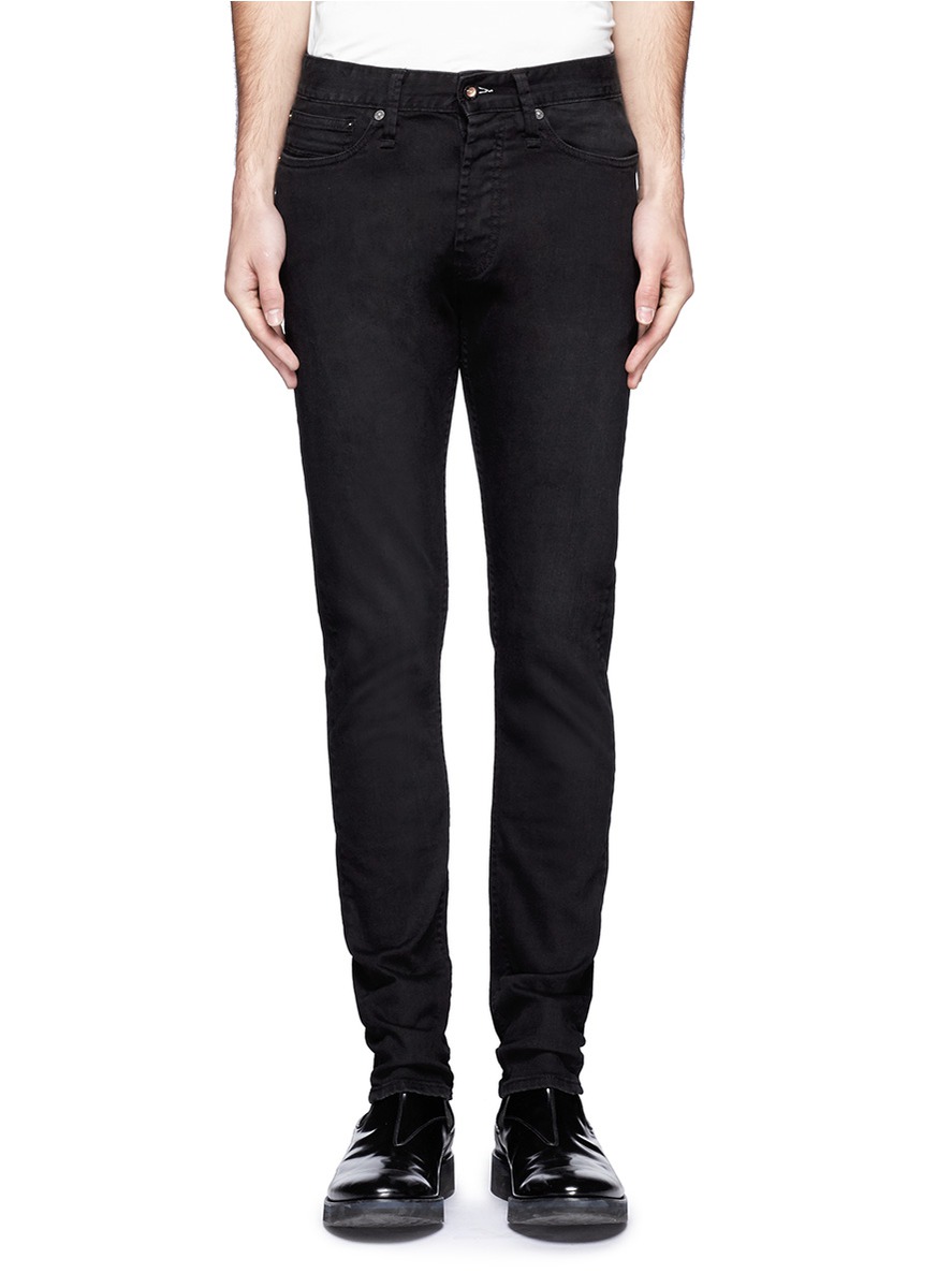 Lyst - Denham Bolt Skinny-fit Jeans in Black for Men
