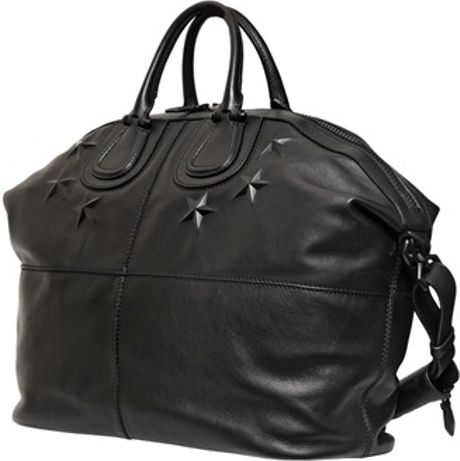 Givenchy Leather Stars Nightingale Duffle Bag in Black for Men | Lyst