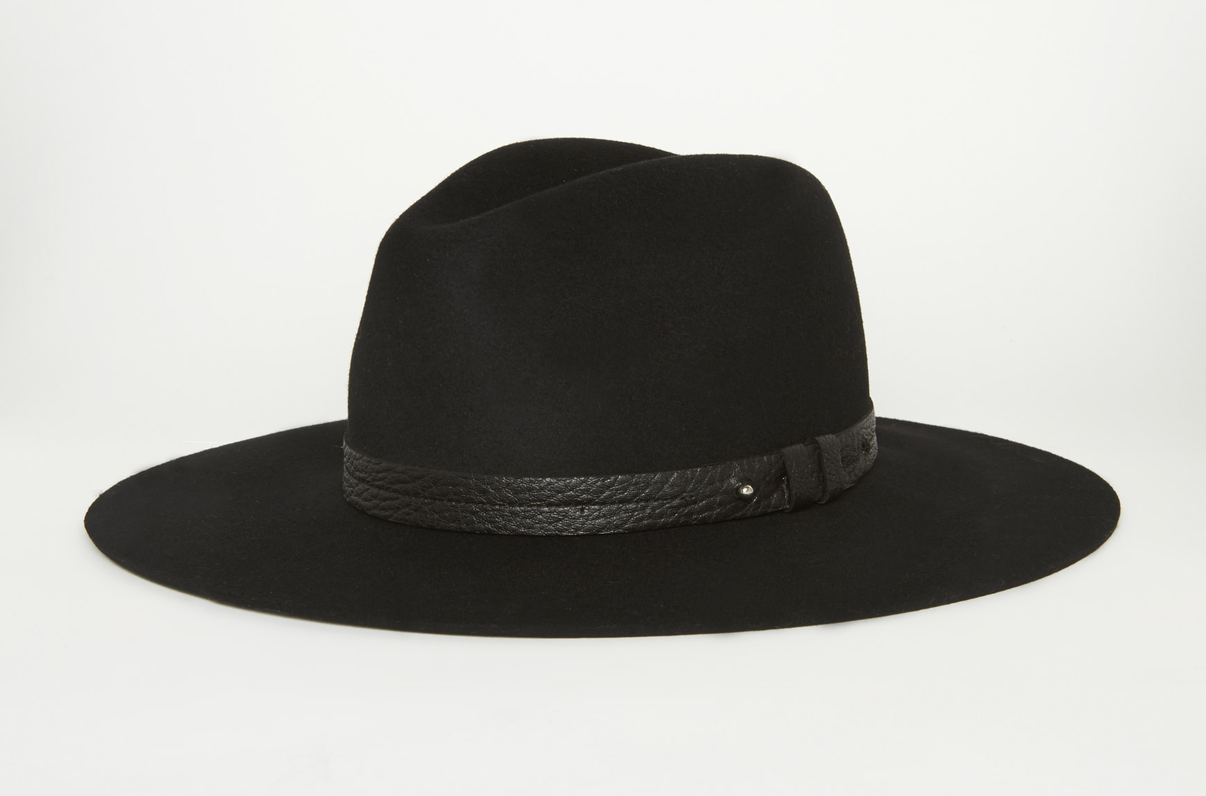 Rag & Bone Wide Brim Fedora In Black | Lyst