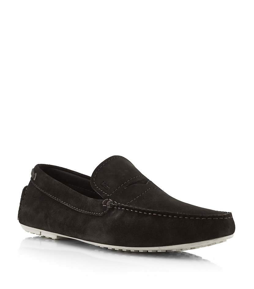 Hugo Boss Relons Driving Shoe in Brown for Men | Lyst